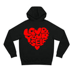 Black and Red Love Yourself Hoodie