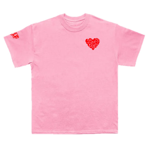 Pink and Red Love Yourself Tee