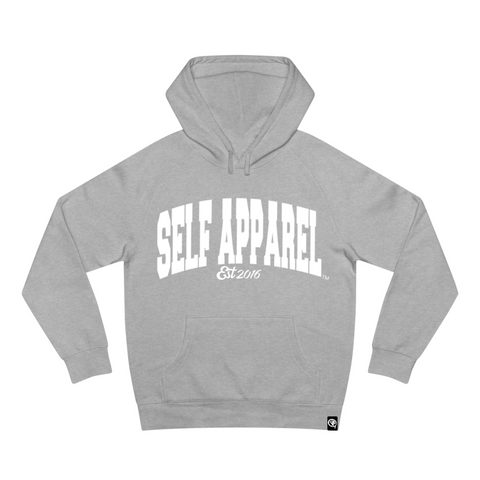 Heather Grey Arched Logo Hoodie