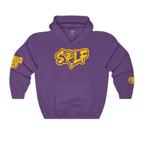 Purple and Gold S.E.L.F Hoodie