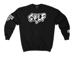 Black S.E.L.F Crewneck